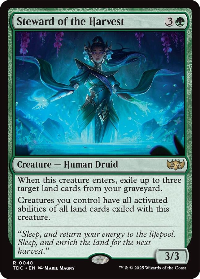 Image for Steward of the Harvest (Commander: Tarkir: Dragonstorm) (48) - Magic: The Gathering