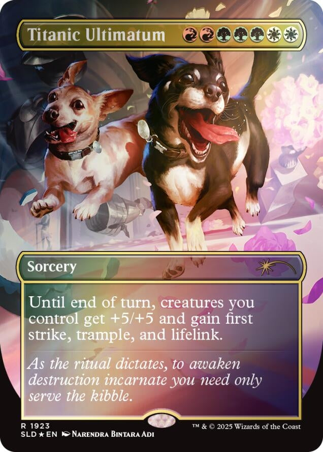 Image for Titanic Ultimatum (1923) (Rainbow Foil) (Secret Lair Drop Series) (1923) - Magic: The Gathering