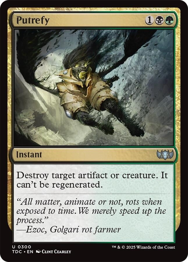 Image for Putrefy (Commander: Tarkir: Dragonstorm) (300) - Magic: The Gathering