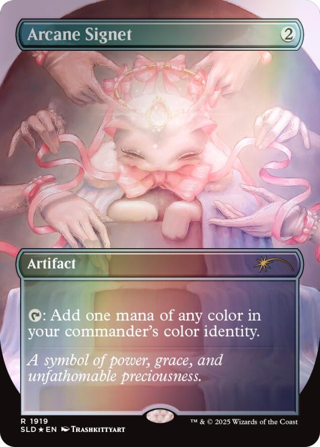 Image for Arcane Signet (1919) (Rainbow Foil) (Secret Lair Drop Series) (1919) - Magic: The Gathering