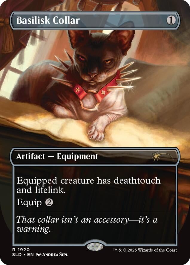 Image for Basilisk Collar (1920) (Secret Lair Drop Series) (1920) - Magic: The Gathering