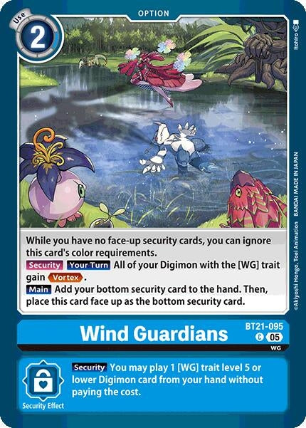 Image for Wind Guardians (BT21) (BT21-095 C) - Digimon Card Game
