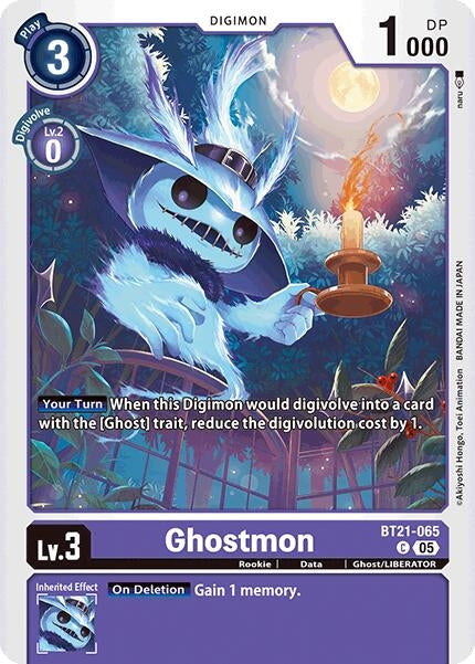 Image for Ghostmon (BT21) (BT21-065 C) - Digimon Card Game