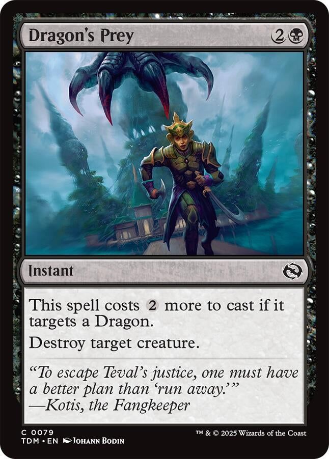 Image for Dragon's Prey (Tarkir: Dragonstorm) (79) - Magic: The Gathering