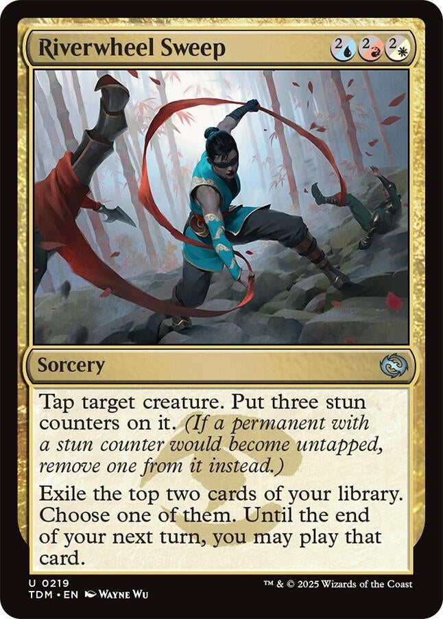 Image for Riverwheel Sweep (Tarkir: Dragonstorm) (219) - Magic: The Gathering