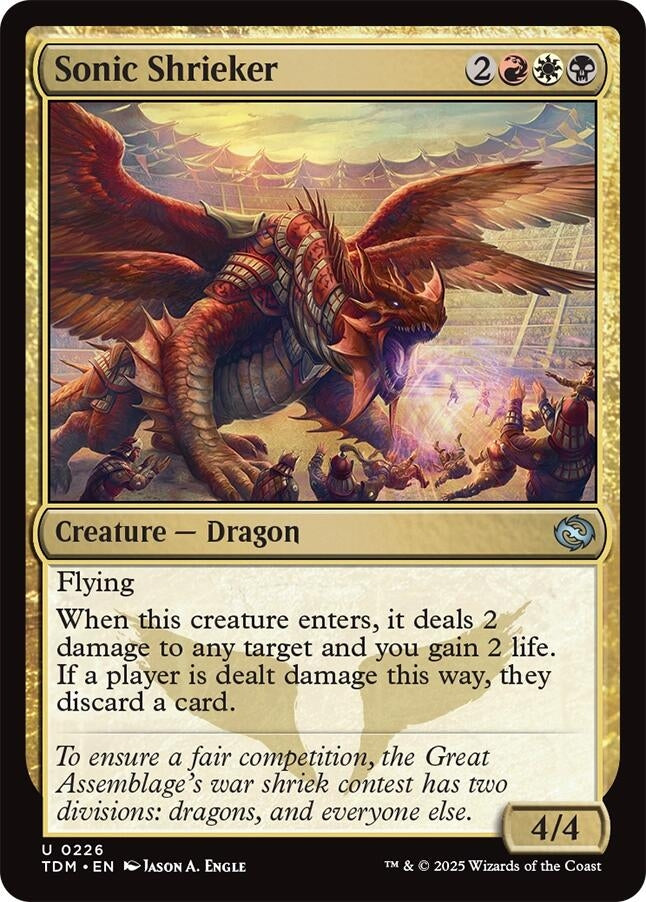 Image for Sonic Shrieker (Tarkir: Dragonstorm) (226) - Magic: The Gathering