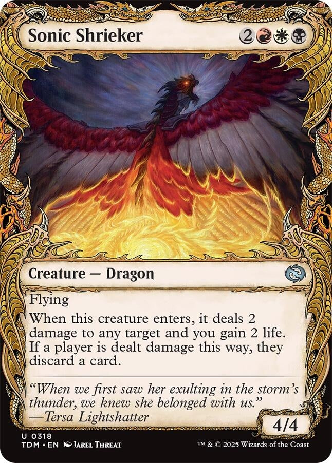 Image for Sonic Shrieker (Showcase) (Tarkir: Dragonstorm) (318) - Magic: The Gathering