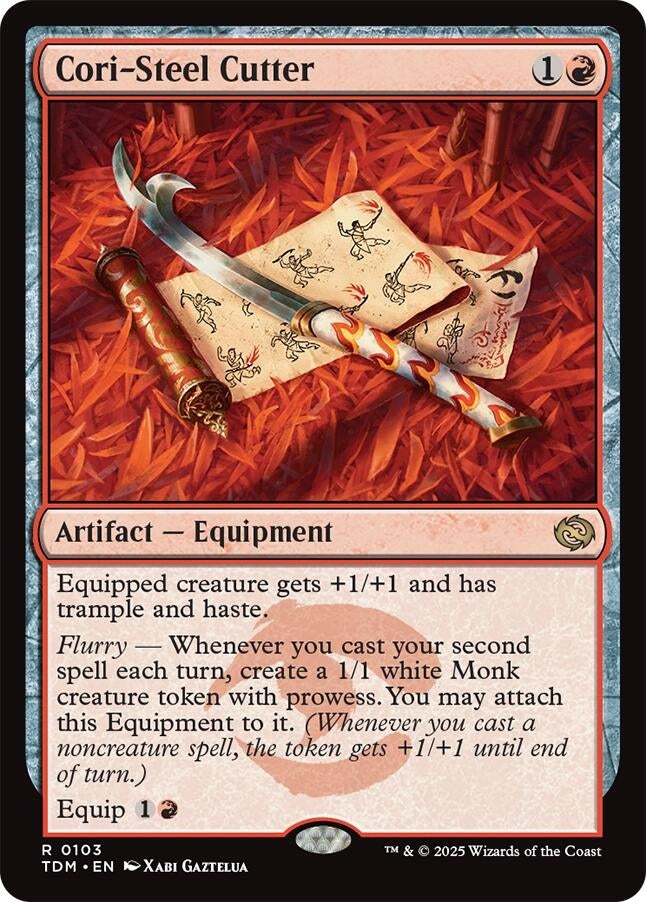 Image for Cori-Steel Cutter (Tarkir: Dragonstorm) (103) - Magic: The Gathering