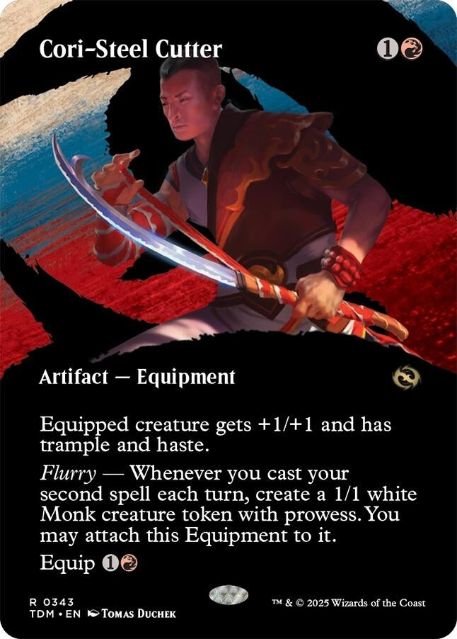 Image for Cori-Steel Cutter (Borderless) (Tarkir: Dragonstorm) (343) - Magic: The Gathering