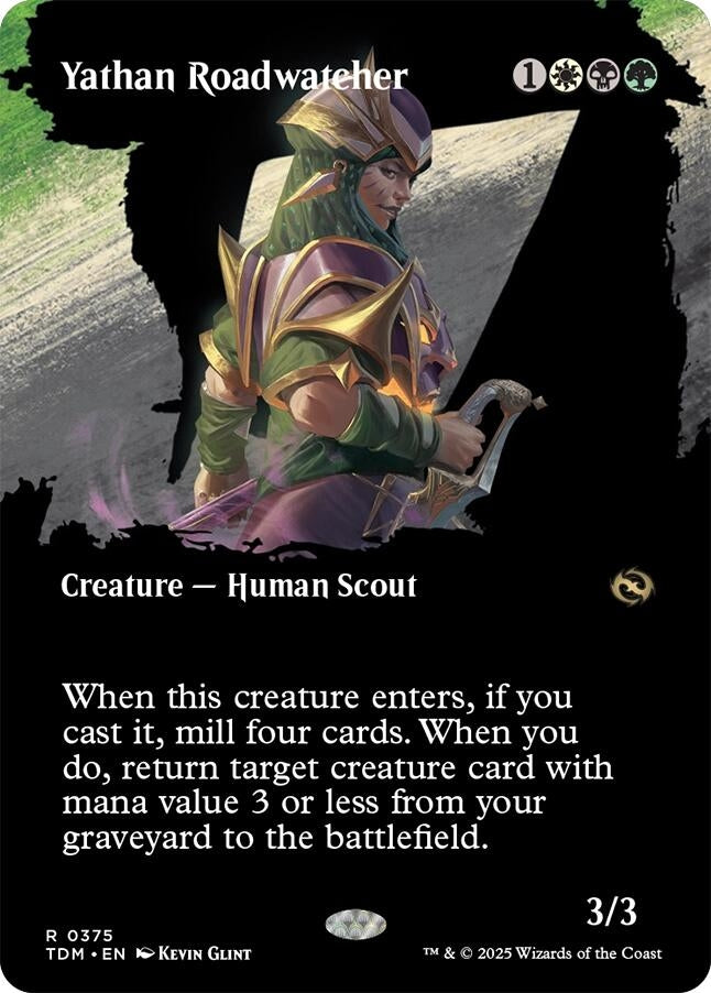 Image for Yathan Roadwatcher (Borderless) (Tarkir: Dragonstorm) (375) - Magic: The Gathering