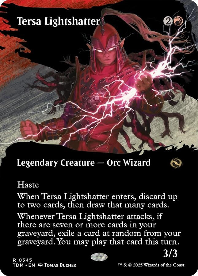 Image for Tersa Lightshatter (Borderless) (Tarkir: Dragonstorm) (345) - Magic: The Gathering
