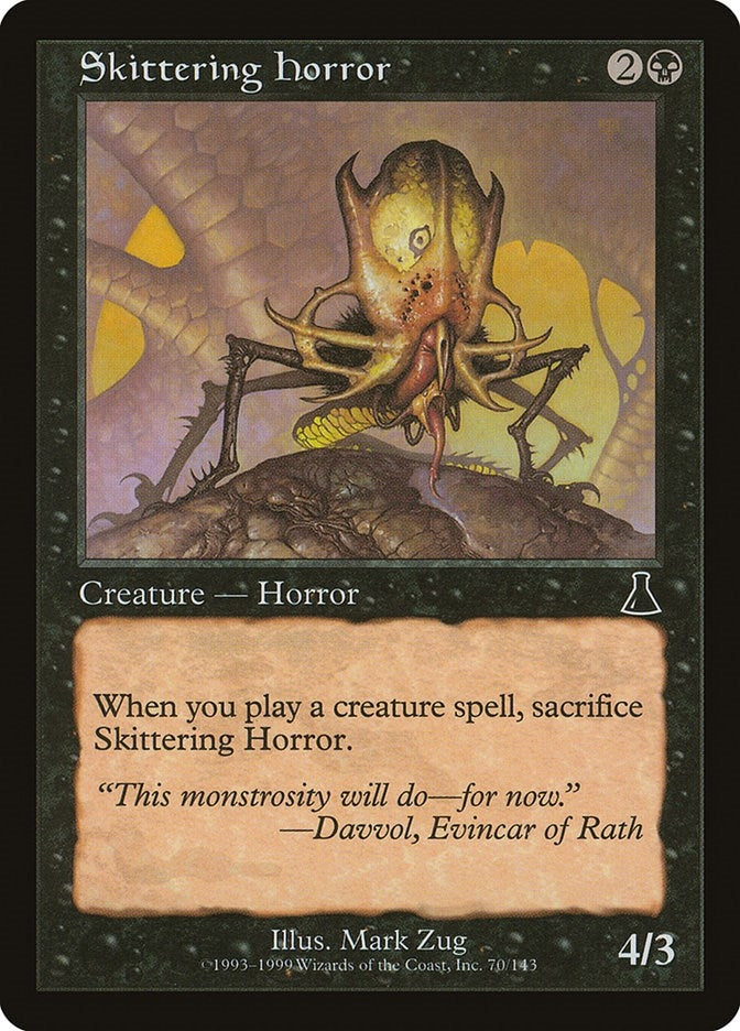 Image for Skittering Horror (Urza's Destiny) (70) - Magic: The Gathering