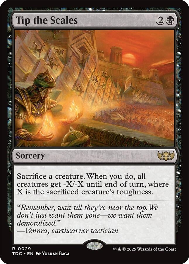 Image for Tip the Scales (Commander: Tarkir: Dragonstorm) (29) - Magic: The Gathering