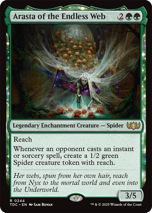 Image for Arasta of the Endless Web (Commander: Tarkir: Dragonstorm) (244) - Magic: The Gathering
