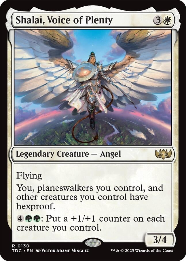 Image for Shalai, Voice of Plenty (Commander: Tarkir: Dragonstorm) (130) - Magic: The Gathering