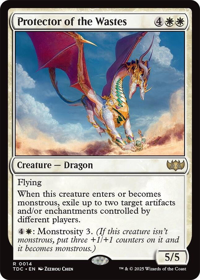 Image for Protector of the Wastes (Commander: Tarkir: Dragonstorm) (14) - Magic: The Gathering