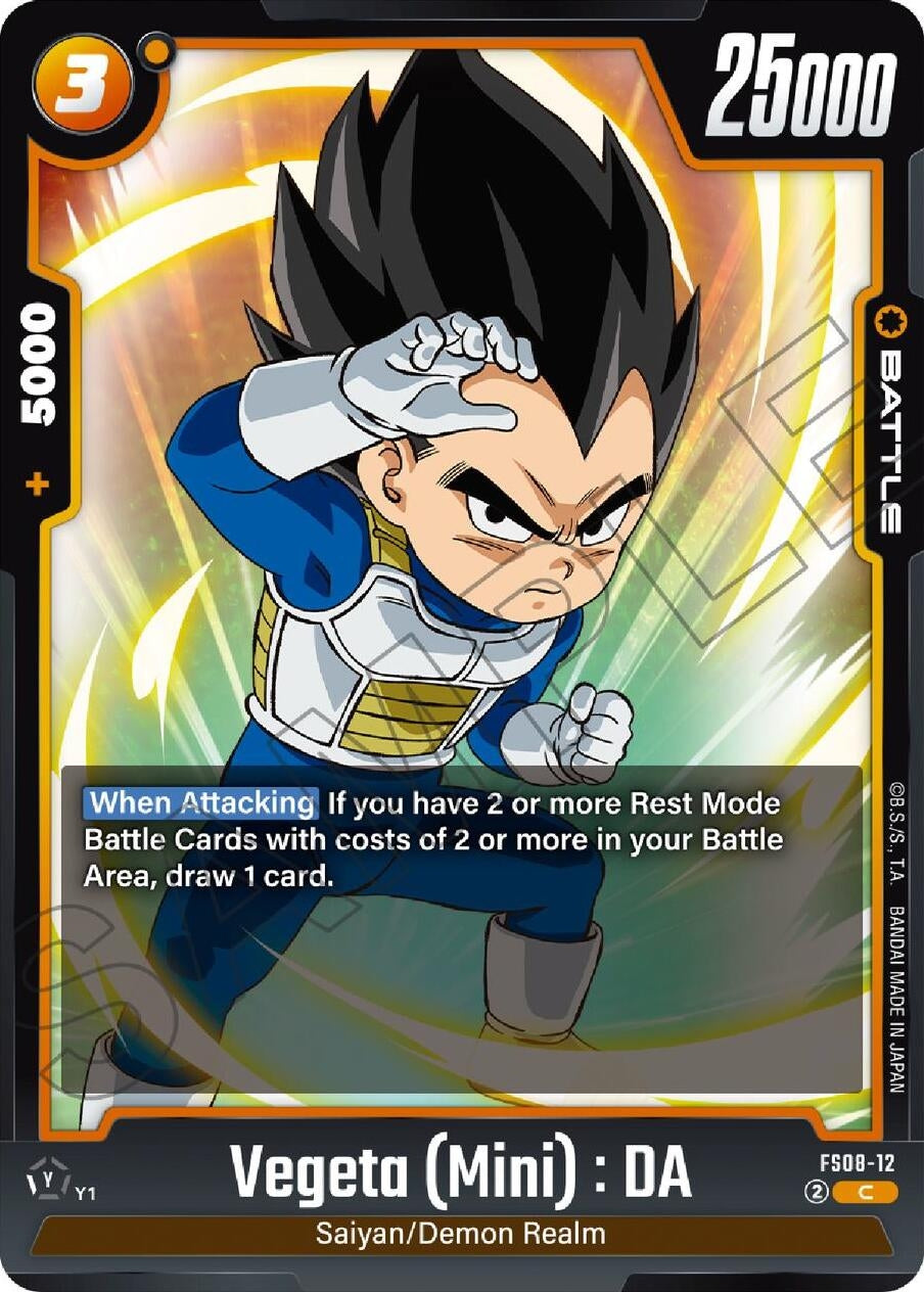 Image for Vegeta (Mini) : DA - FS08-12 (Starter Deck 8: Vegeta (Mini) Super Saiyan 3) (FS08-12) - Dragon Ball Super: Fusion World