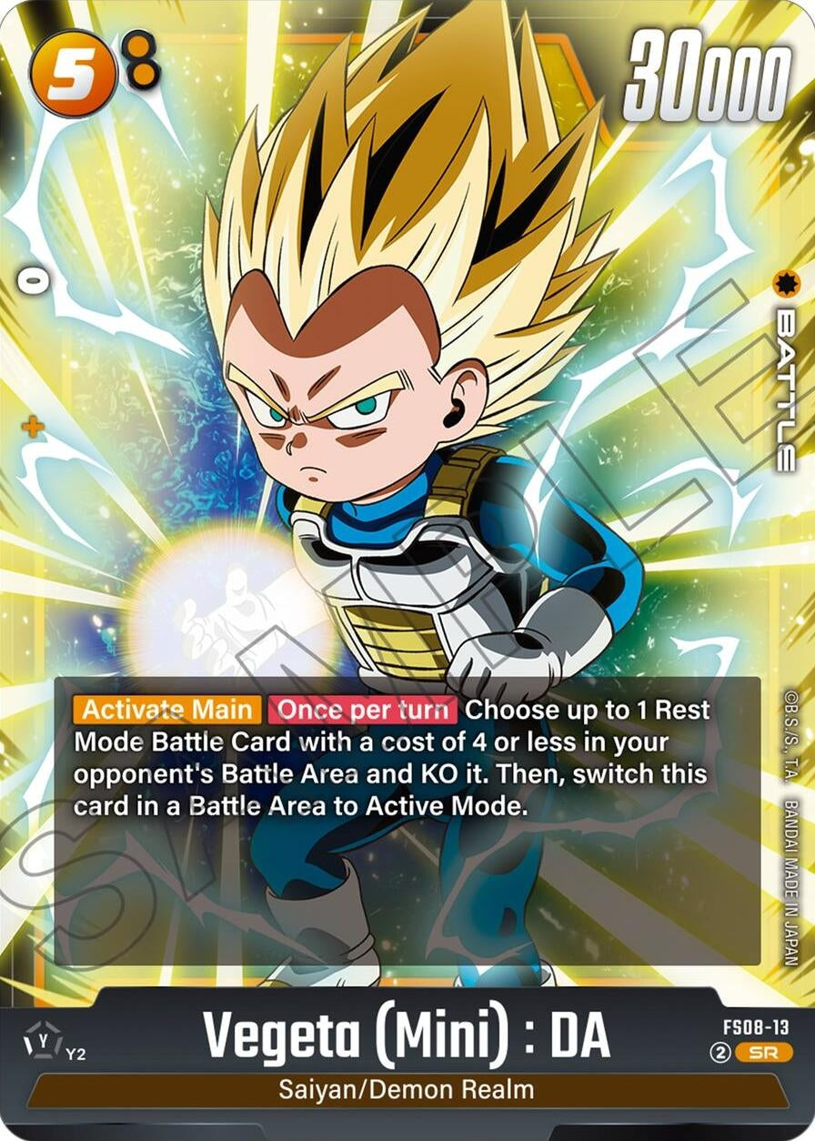 Image for Vegeta (Mini) : DA - FS08-13 (Starter Deck 8: Vegeta (Mini) Super Saiyan 3) (FS08-13) - Dragon Ball Super: Fusion World