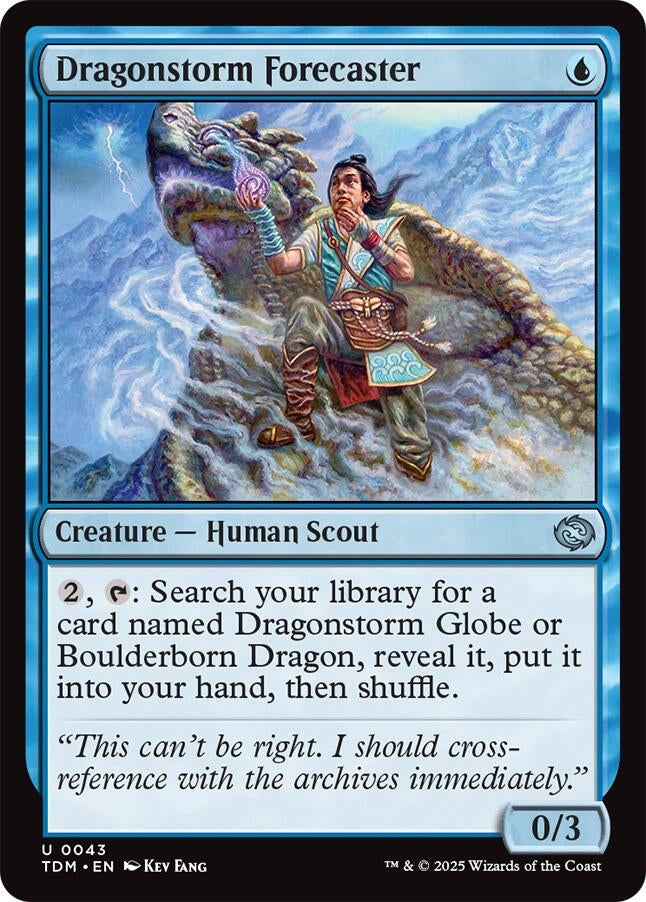 Image for Dragonstorm Forecaster (Tarkir: Dragonstorm) (43) - Magic: The Gathering