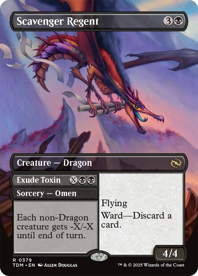 Image for Scavenger Regent (Borderless) (Tarkir: Dragonstorm) (379) - Magic: The Gathering