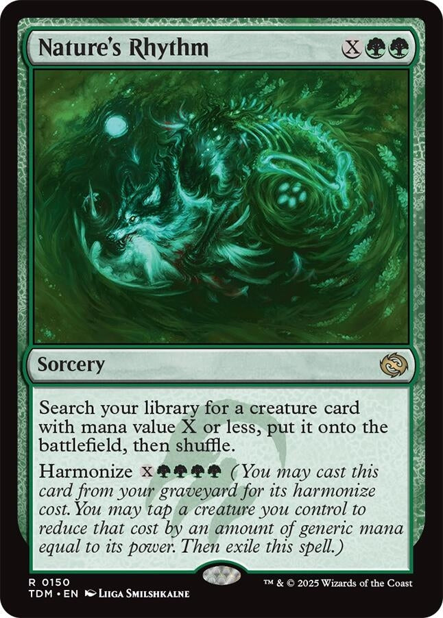 Image for Nature's Rhythm (Tarkir: Dragonstorm) (150) - Magic: The Gathering