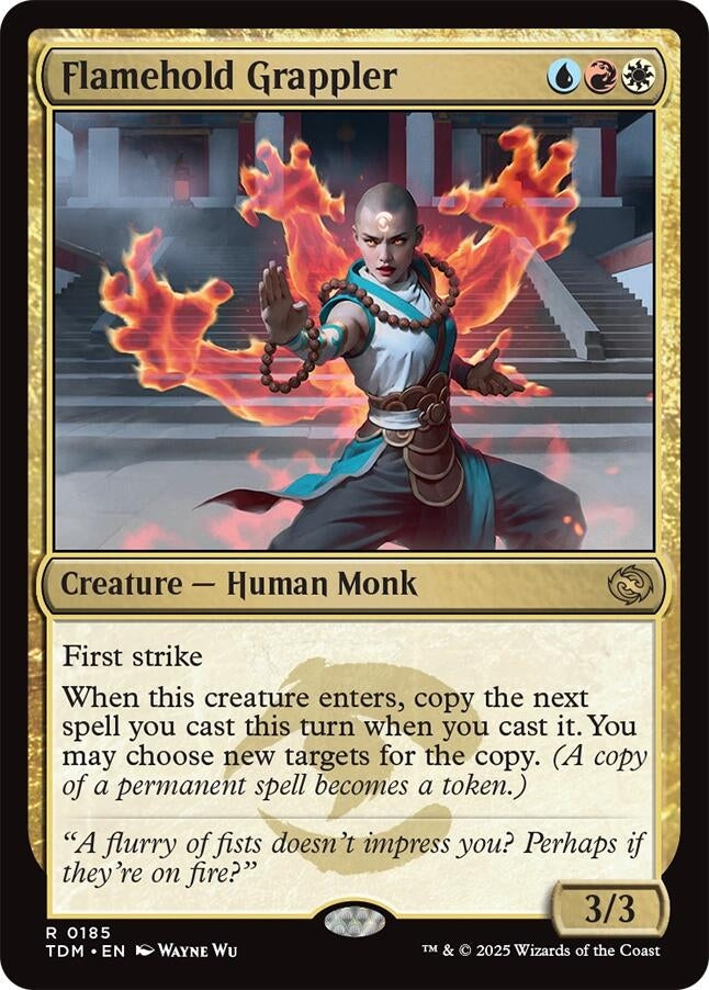 Image for Flamehold Grappler (Tarkir: Dragonstorm) (185) - Magic: The Gathering