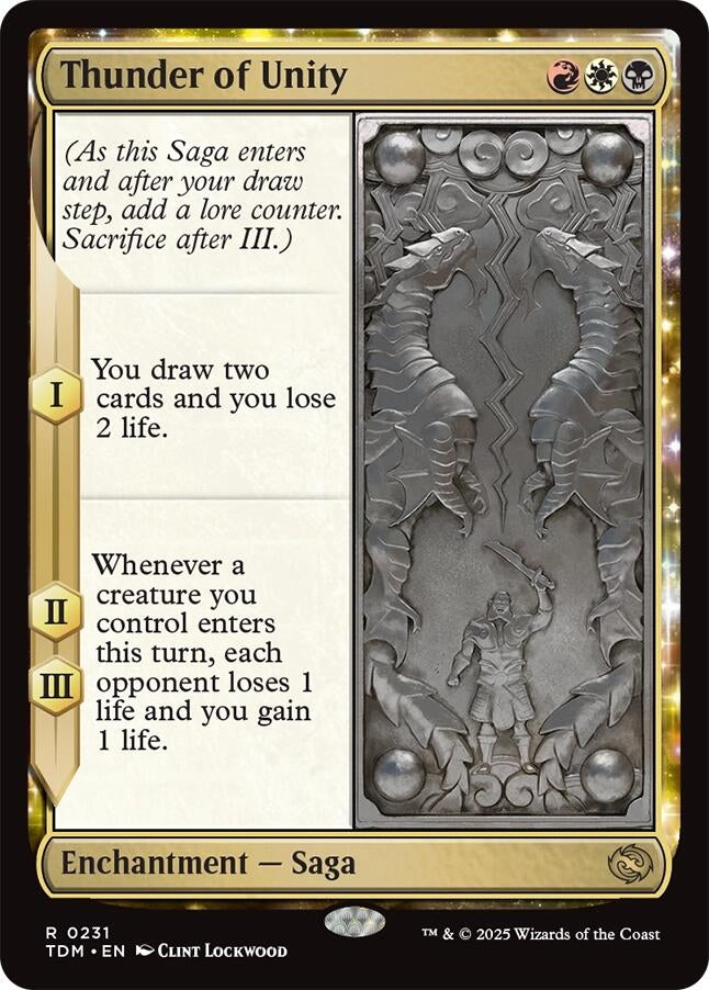 Image for Thunder of Unity (Tarkir: Dragonstorm) (231) - Magic: The Gathering