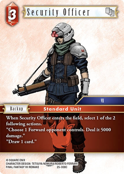 Image for Security Officer (Tears of the Planet) (25-008C) - Final Fantasy TCG