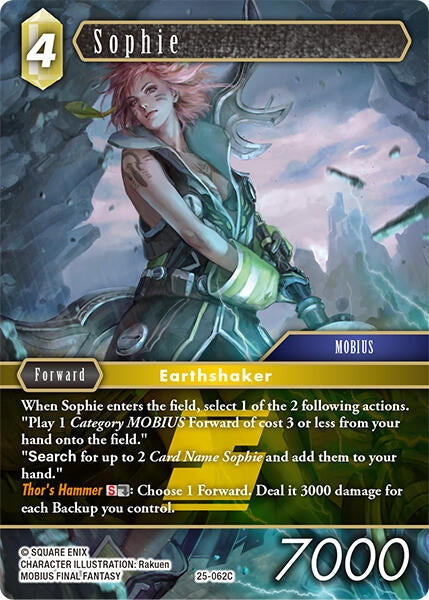Image for Sophie (Tears of the Planet) (25-062C) - Final Fantasy TCG