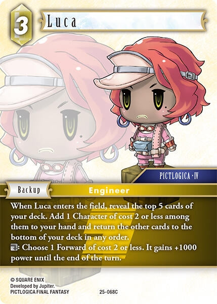 Image for Luca (Tears of the Planet) (25-068C) - Final Fantasy TCG