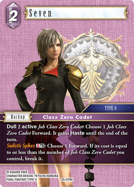 Image for Seven (Tears of the Planet) (25-078H) - Final Fantasy TCG