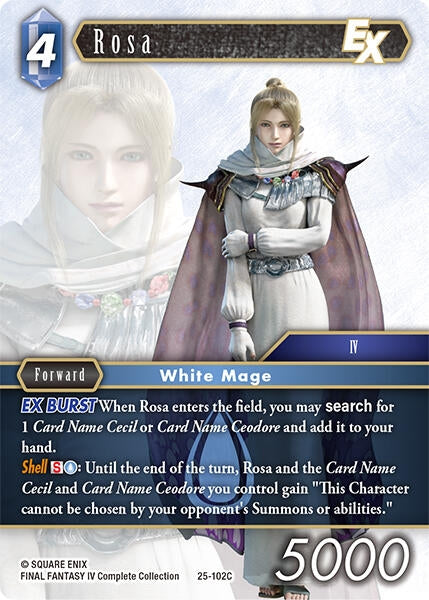 Image for Rosa EX (Tears of the Planet) (25-102C) - Final Fantasy TCG