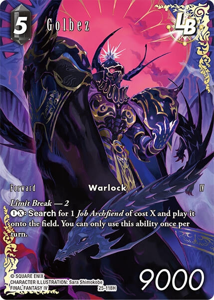 Image for Golbez (Full Art) (Tears of the Planet) (25-118H) - Final Fantasy TCG