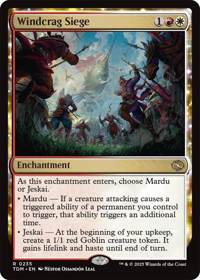 Image for Windcrag Siege (Tarkir: Dragonstorm) (235) - Magic: The Gathering