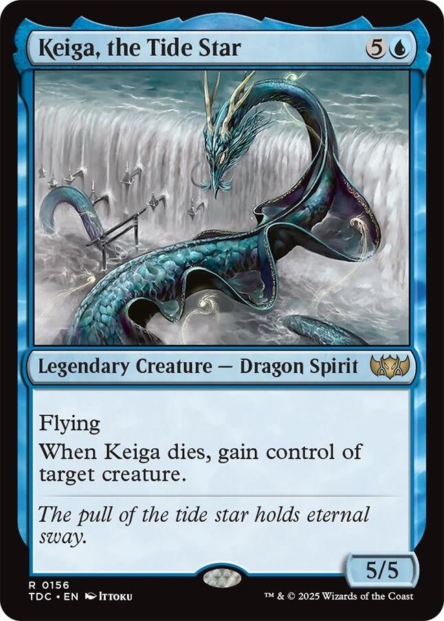 Image for Keiga, the Tide Star (Commander: Tarkir: Dragonstorm) (156) - Magic: The Gathering