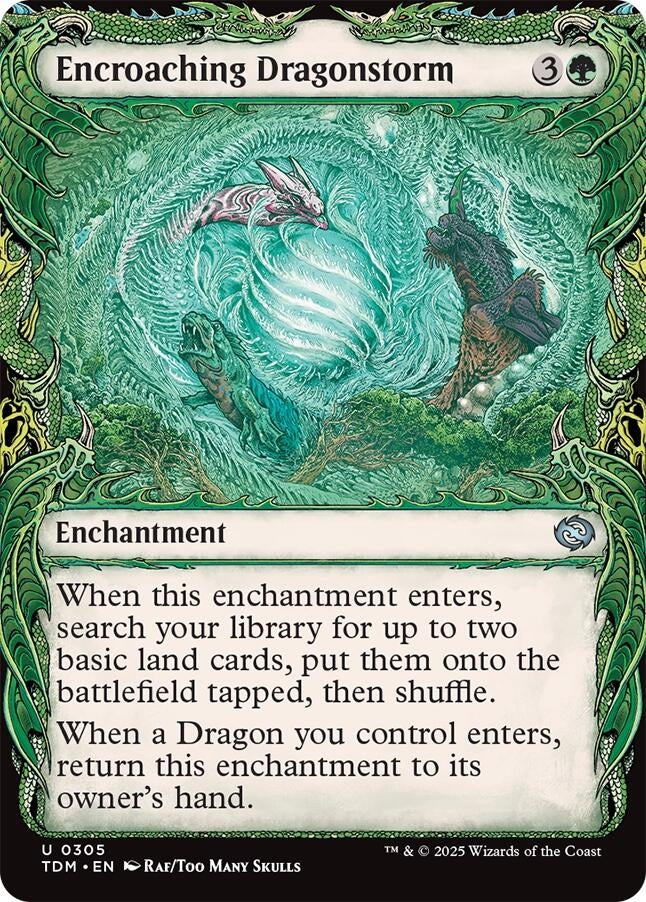 Image for Encroaching Dragonstorm (Showcase) (Tarkir: Dragonstorm) (305) - Magic: The Gathering