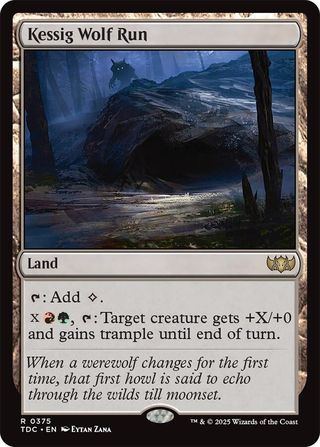 Image for Kessig Wolf Run (Commander: Tarkir: Dragonstorm) (375) - Magic: The Gathering