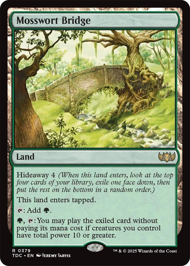 Image for Mosswort Bridge (Commander: Tarkir: Dragonstorm) (379) - Magic: The Gathering