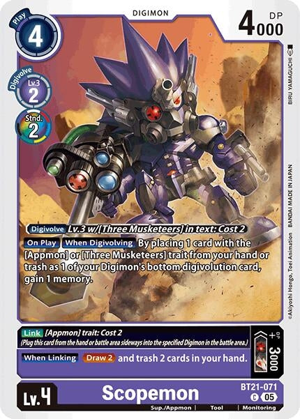 Image for Scopemon (BT21) (BT21-071 C) - Digimon Card Game