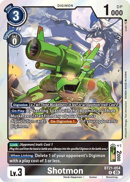Image for Shotmon (BT21) (BT21-054 R) - Digimon Card Game