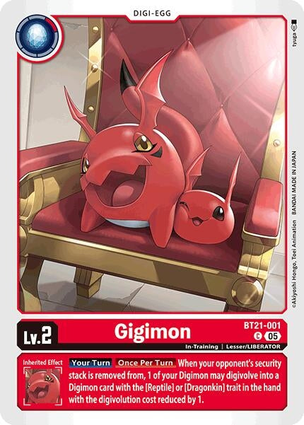 Image for Gigimon (BT21) (BT21-001 C) - Digimon Card Game