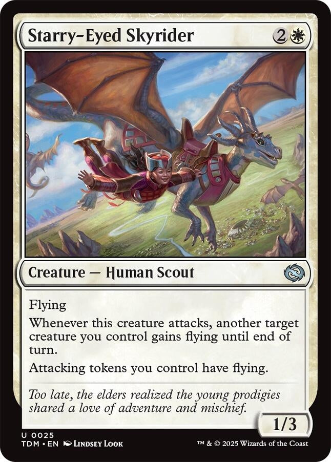 Image for Starry-Eyed Skyrider (Tarkir: Dragonstorm) (25) - Magic: The Gathering