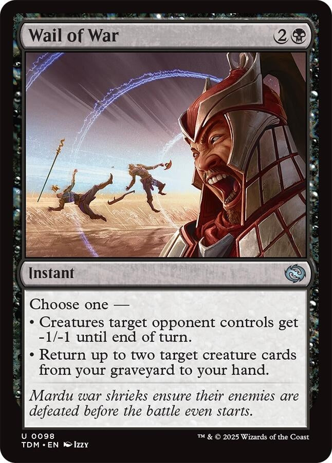 Image for Wail of War (Tarkir: Dragonstorm) (98) - Magic: The Gathering