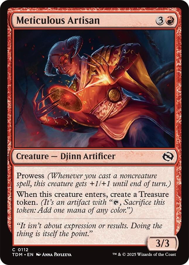 Image for Meticulous Artisan (Tarkir: Dragonstorm) (112) - Magic: The Gathering