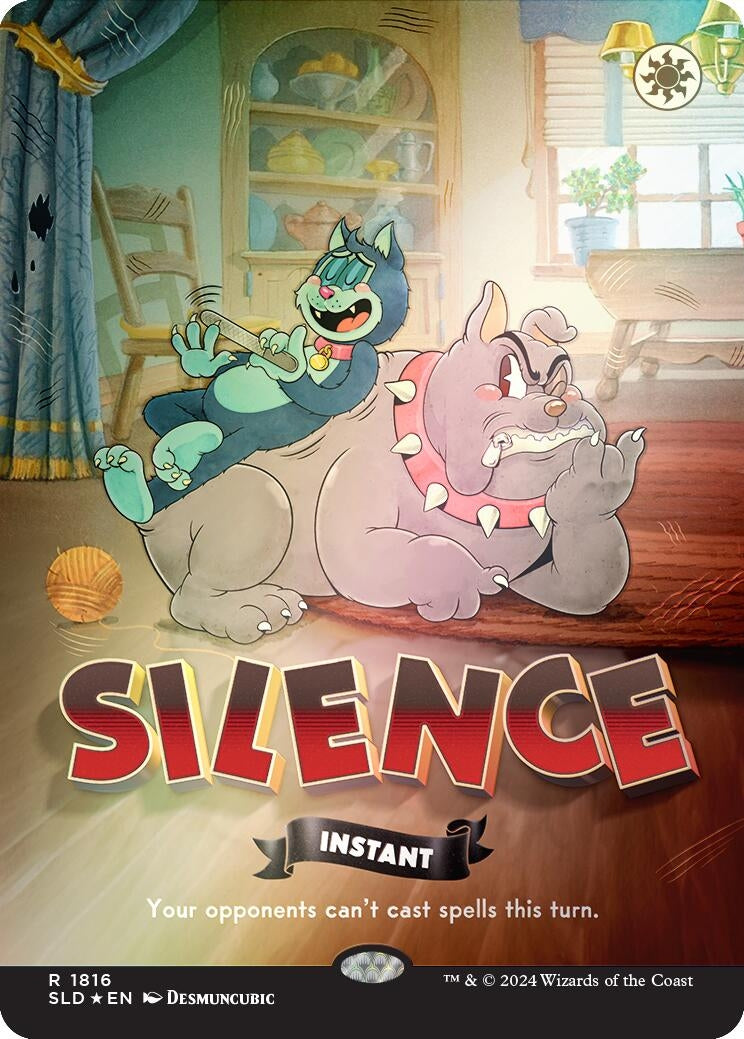 Image for Silence (1816) (Rainbow Foil) (Secret Lair Drop Series) (1816) - Magic: The Gathering