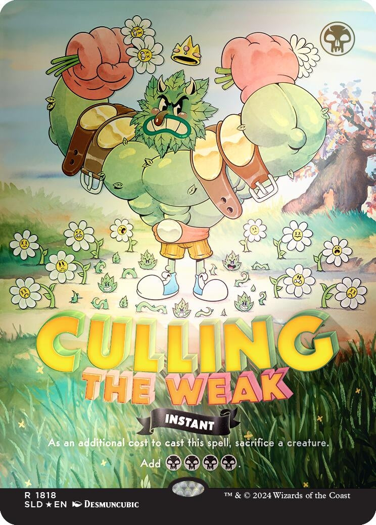 Image for Culling the Weak (Rainbow Foil) (Secret Lair Drop Series) (1818) - Magic: The Gathering
