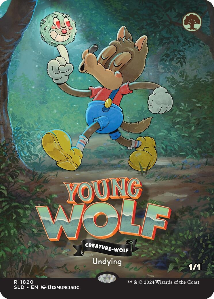 Image for Young Wolf (Secret Lair Drop Series) (1820) - Magic: The Gathering