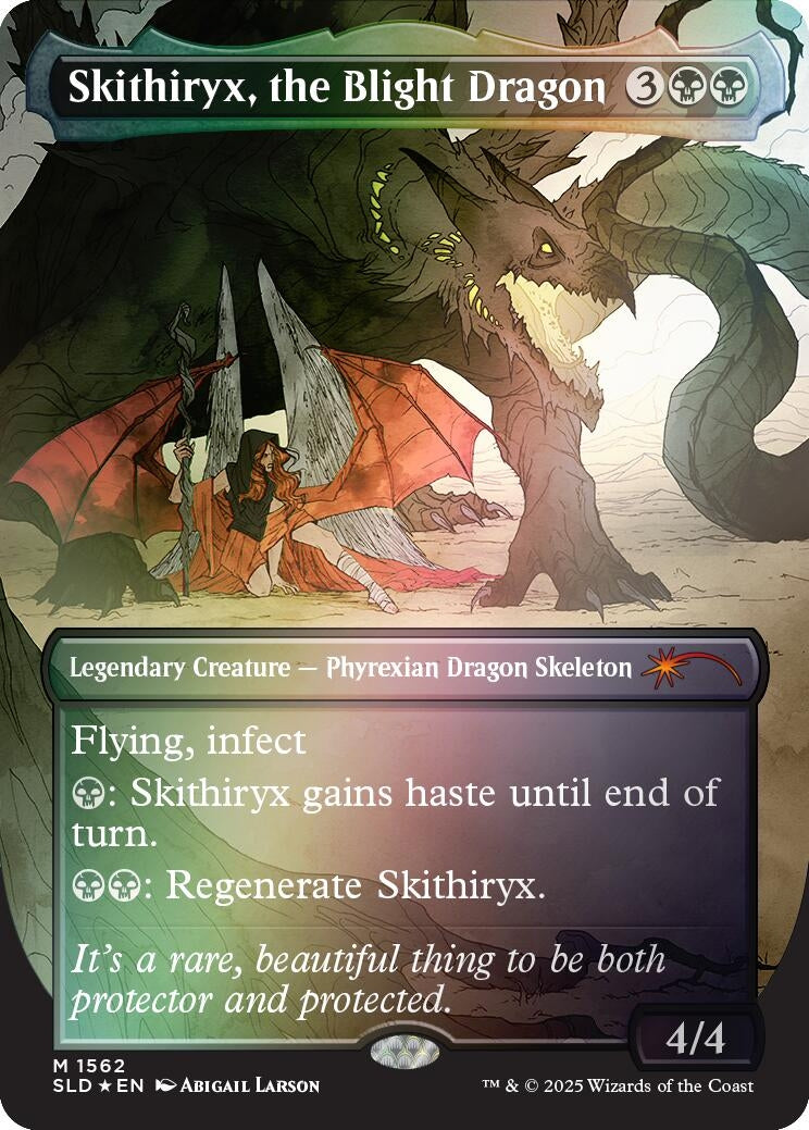 Image for Skithiryx, the Blight Dragon (Rainbow Foil) (Secret Lair Drop Series) (1562) - Magic: The Gathering