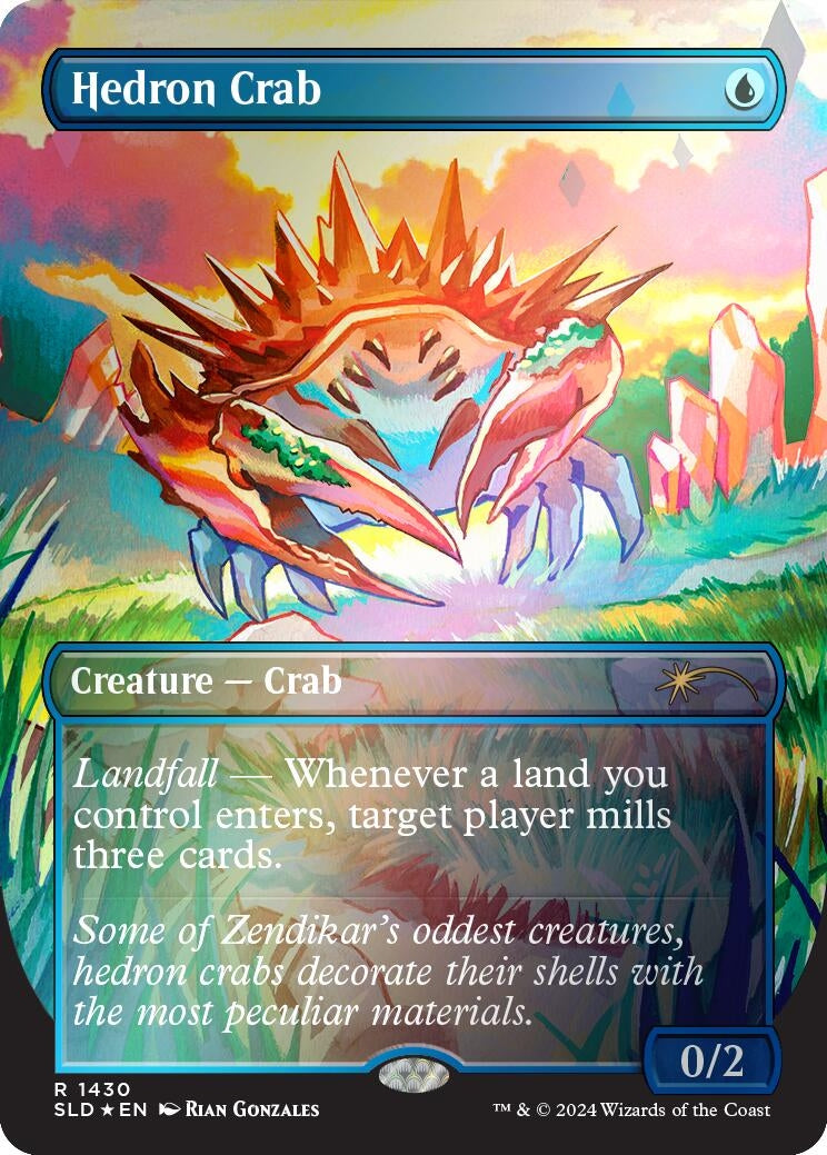Image for Hedron Crab (Rainbow Foil) (Secret Lair Drop Series) (1430) - Magic: The Gathering