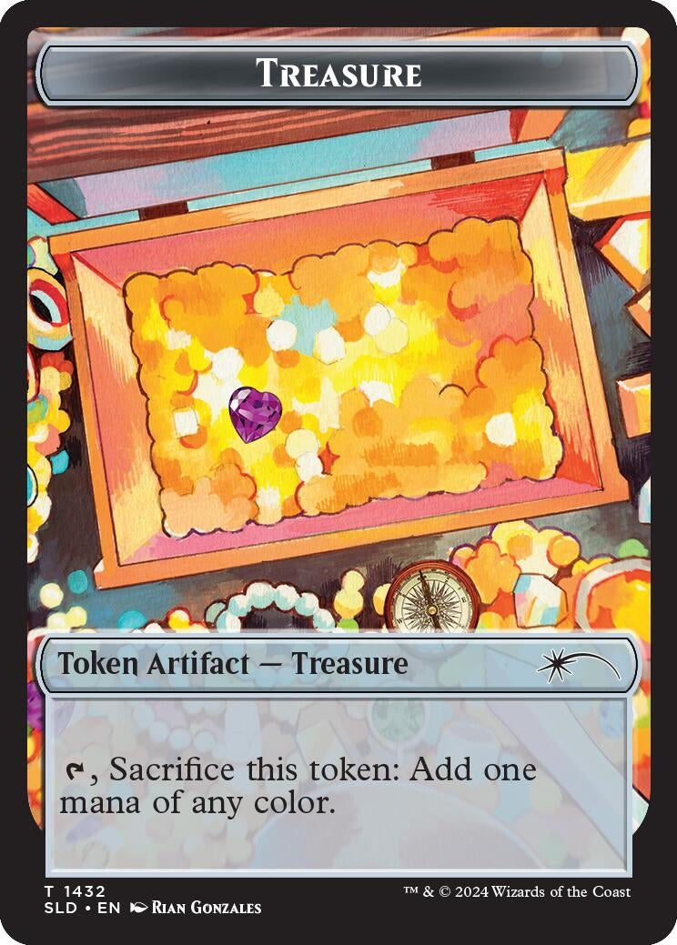 Image for Treasure Token (1432) (Secret Lair Drop Series) (1432) - Magic: The Gathering